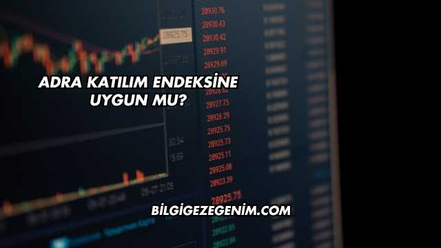 Adra Katılım Endeksine Uygun mu?