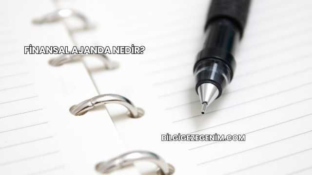 Finansal Ajanda Nedir?