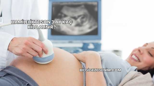 Hamilelikte Son 3 Ay Kaç Kilo Alınır?