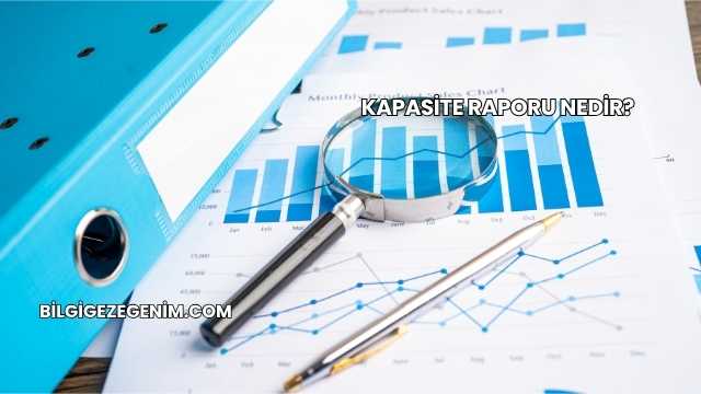 Kapasite Raporu Nedir?