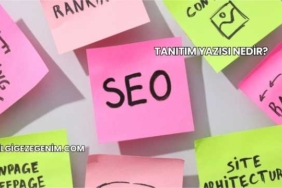 Tanıtım Yazısı Nedir?