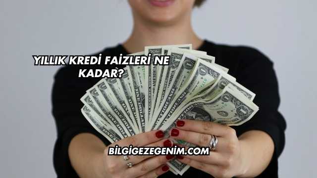 Yıllık Kredi Faizleri Ne Kadar?