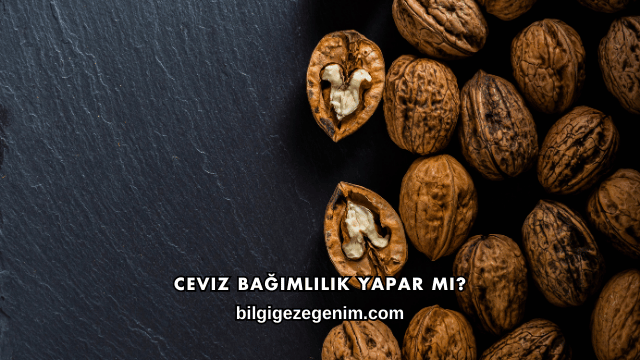 Ceviz Bağımlılık Yapar mı?