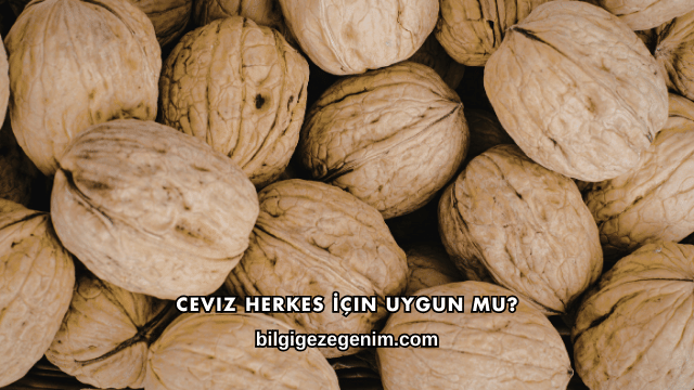 Ceviz Herkes İçin Uygun mu?