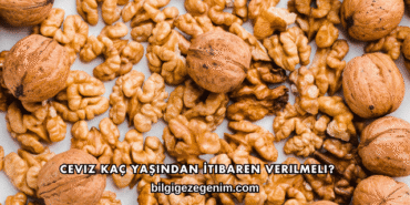 Ceviz Kaç Yaşından İtibaren Verilmeli?
