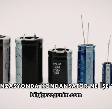 Kompanzasyonda Kondansatör Ne İşe Yarar?
